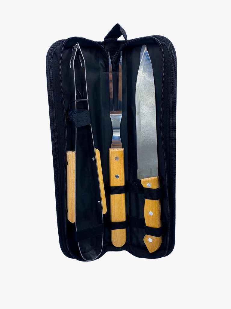 Set BBQ 3pcs C/FUNDA