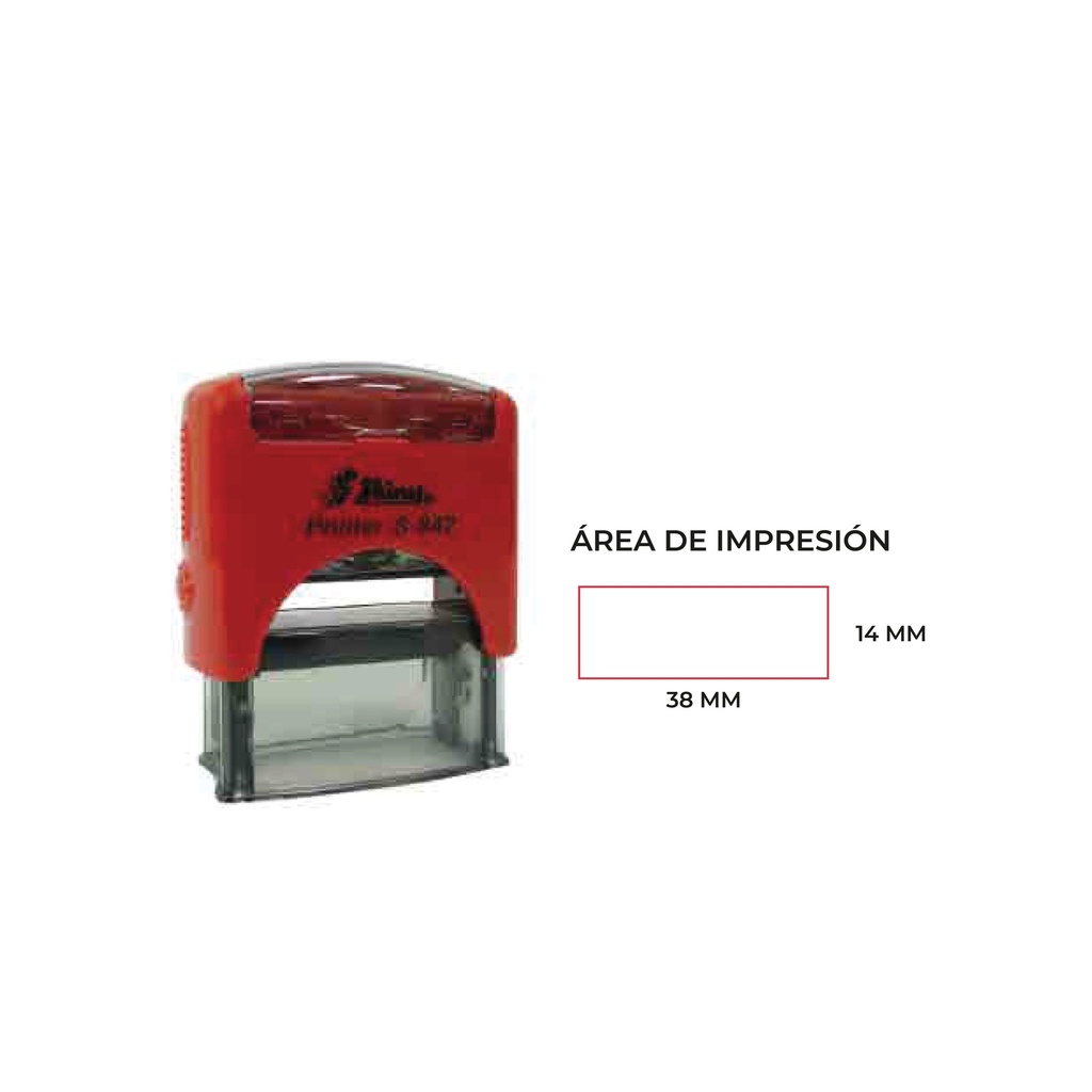 SELLO AUTOMÁTICO 14X38MM