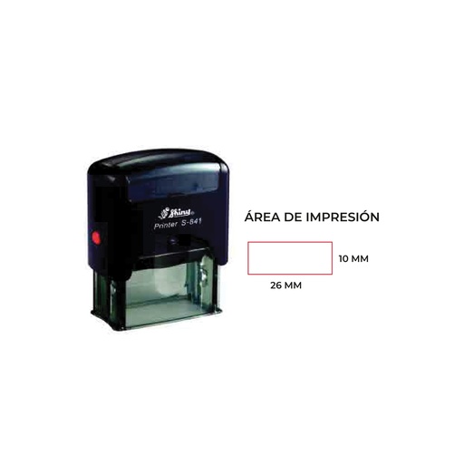 [PR-1354] SELLO AUTOMÁTICO 10X26MM