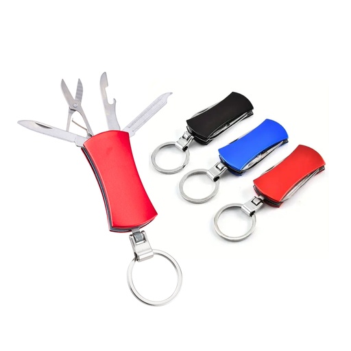 [BM-483] LLAVERO DE METAL MULTIFUNCIONAL (5 ACCESORIOS)