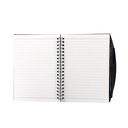 LIBRETA CON TAPA DE COLOR CON PLUMA A JUEGO