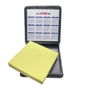 ORGANIZADOR DE POST IT CON CALENDARIO 9X9CM