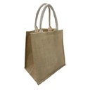 BOLSA YUTE CON MANIJA ACOLCHADA DE ALGODÓN