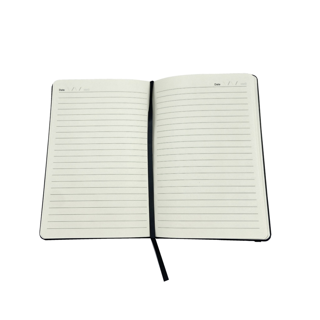 CUADERNO DE CUERINA CON  ELÁSTICO MED.  8" X 5"