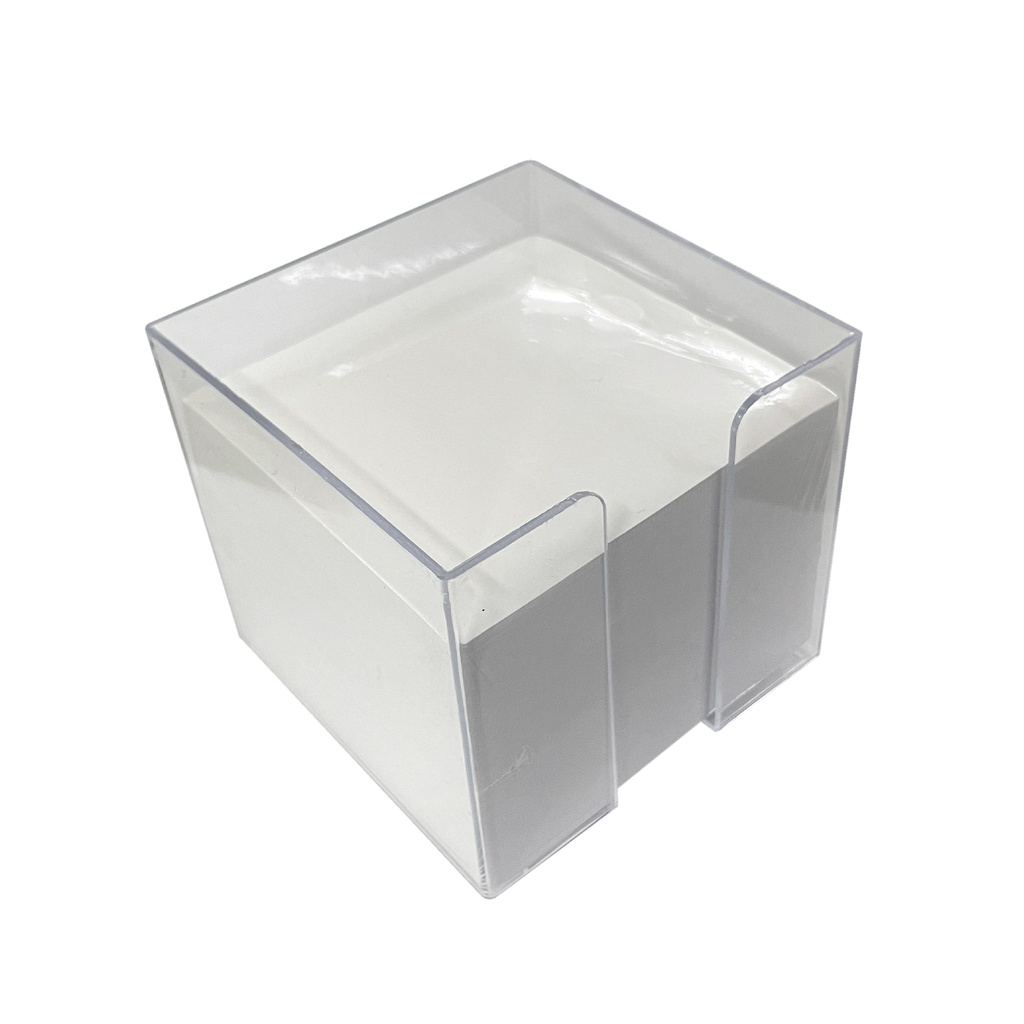 BLOCK NOTAS CON CAJA DE ACRÍLICO