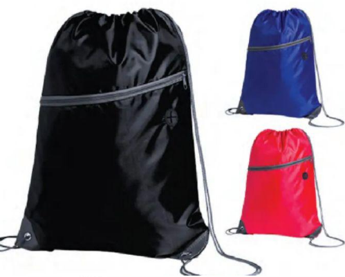 MOCHILA CORDON ZIPPER Y SALIDA AUDIFONOS