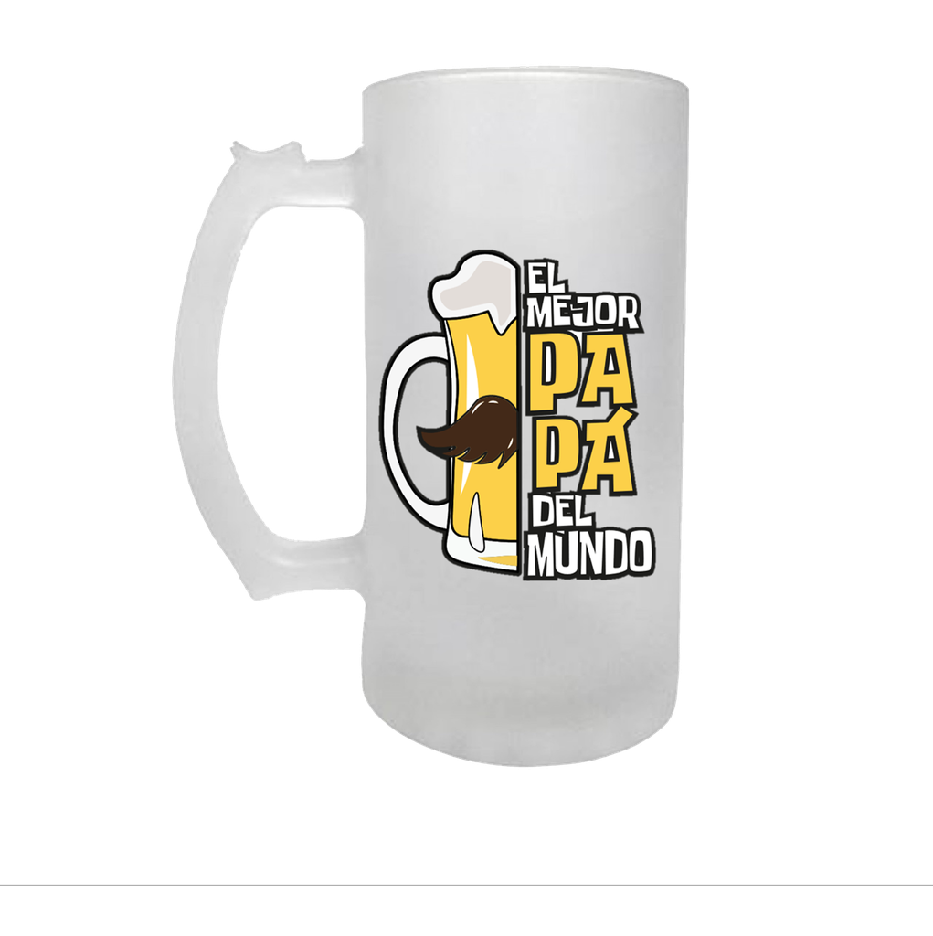 JARRA CERVECERA DE VIDRIO 16OZ./500ML.