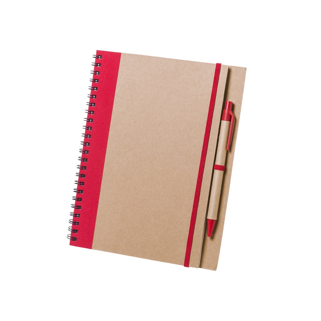 LIBRETA TONEL CON HOJAS DE RAYA Y PLUMA