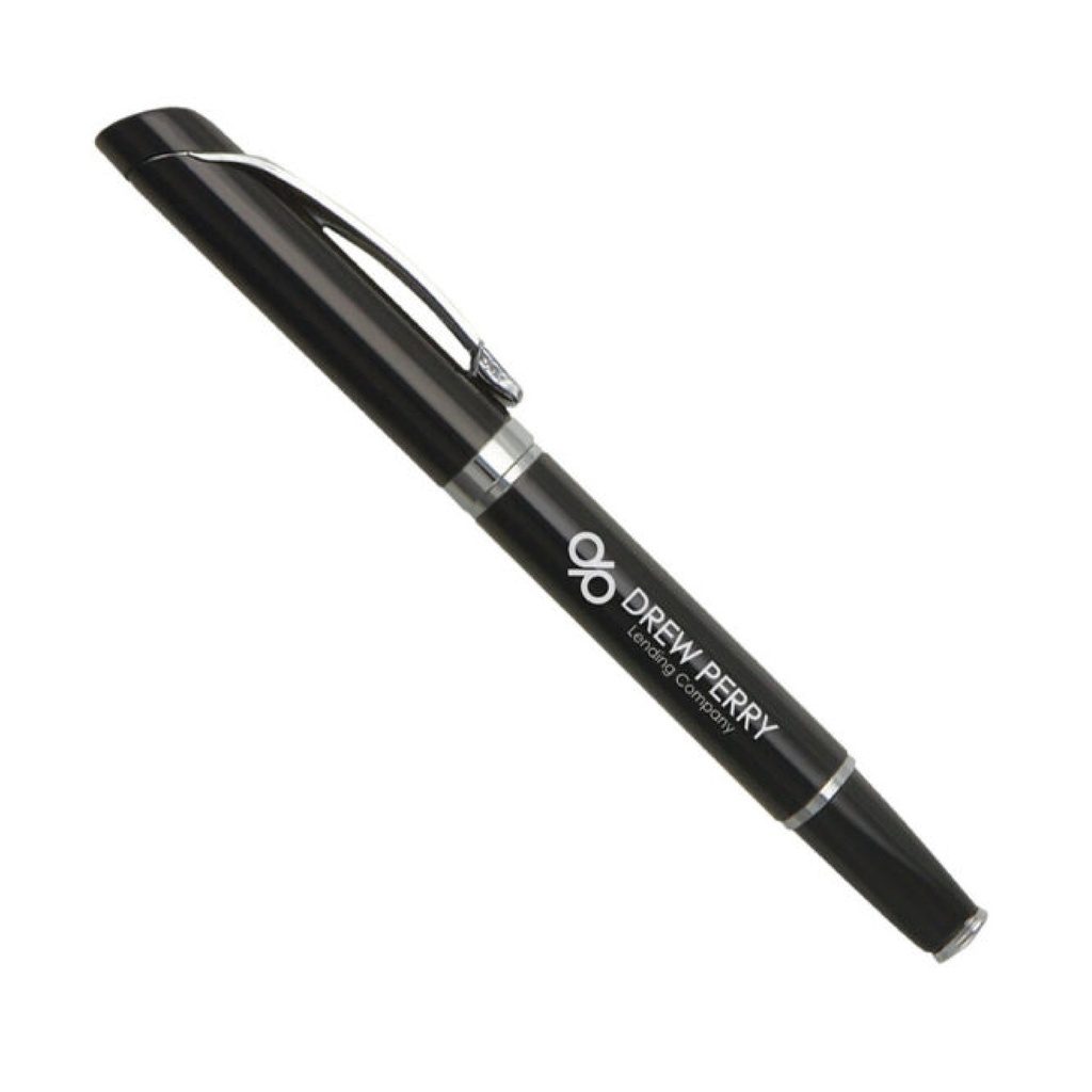 PLUMA EJECUTIVA DE METAL CON TAPA