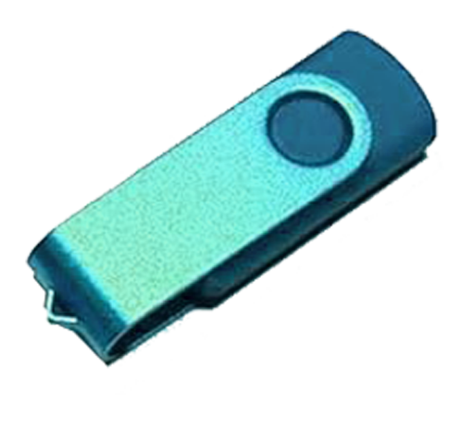 MEMORIA USB MODELO GIRATORIO SWIVEL DE COLORES 8GB. DE CAPACIDAD