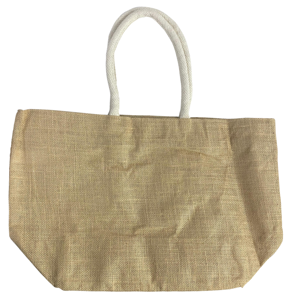 BOLSA YUTE CON MANIJA ACOLCHADA