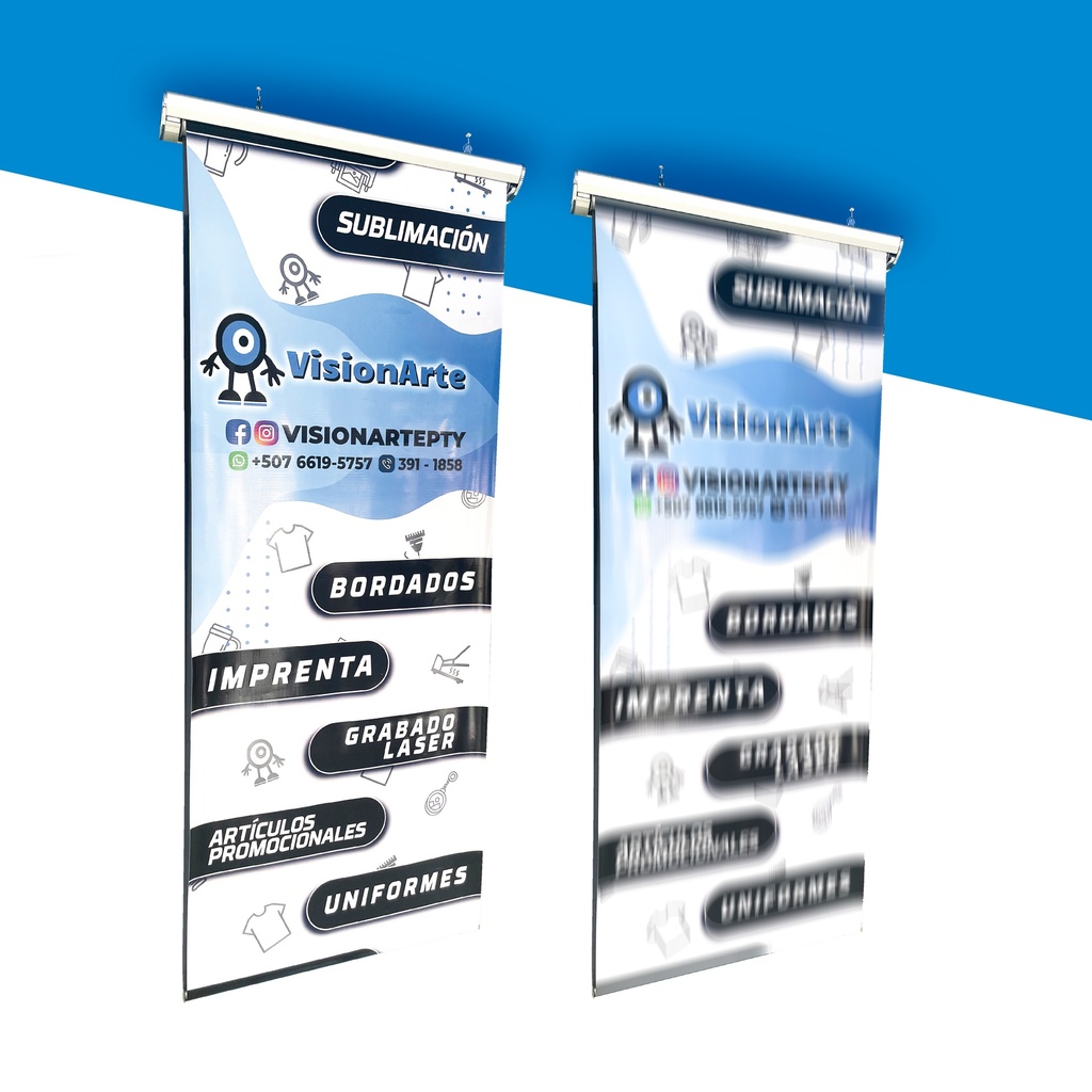 ROLL UP COLGANTE (33X80)