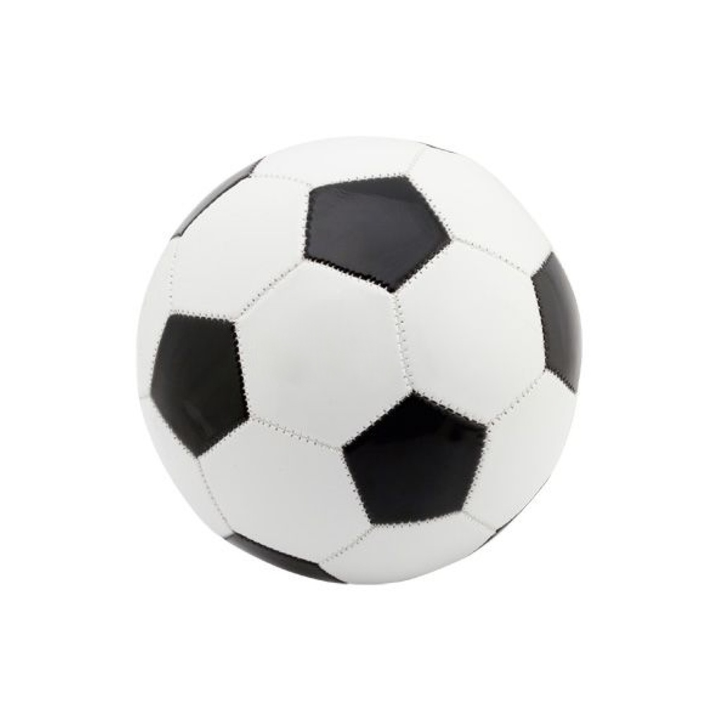 BOLA DE FÚTBOL Nº5 CON HEXÁGONO (6 LADOS) 2 COLORES