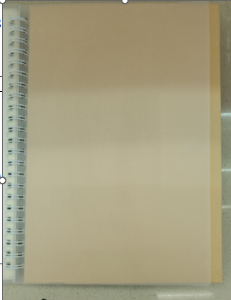 CUADERNO ANILLADO 8.5X11 PULG CON TAPA PLASTICA
