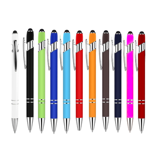 [PR-143] PLUMA METÁLICA CON TOUCH Y PUNTA RETRACTIL