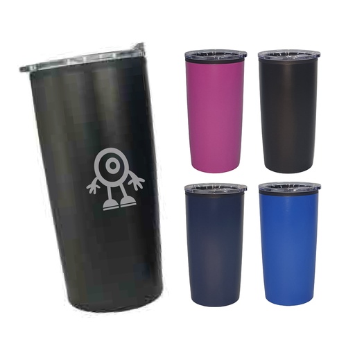 [PR-1004] VASO TÉRMICO INSULADO CON TAPA CLEAR