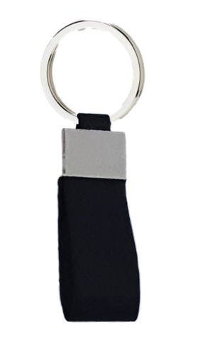 [PR-1015] LLAVERO EJECUTIVO CON PLATINA Y CUERINA