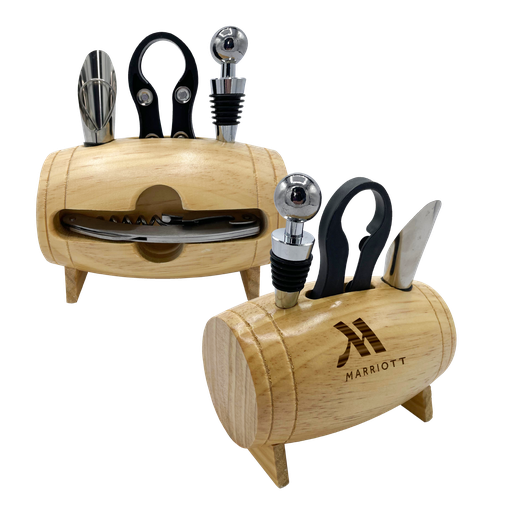 [BMARK-080] Barril de vino (SET DE 4)