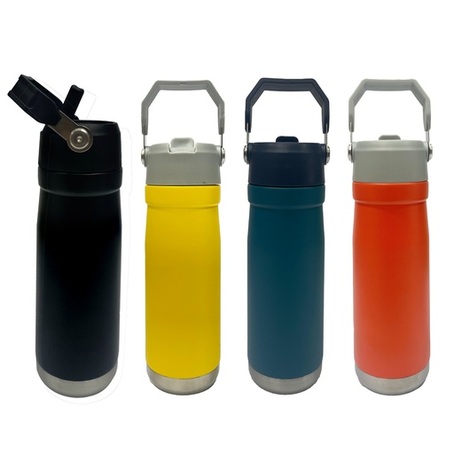 [SV-VF770-MIX] BOTELLA TERMICA 650ML CON MANIJA Y BOQUILLA
