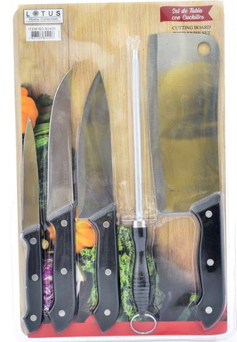 [82400] SET DE TABLA CON CUCHILLOS