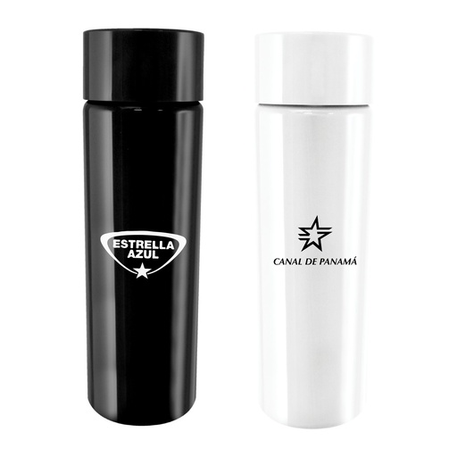 [PR-1259] BOTELLA CILINDRO DE PLÁSTICO PET SÓLIDO CON TAPA ROSCA