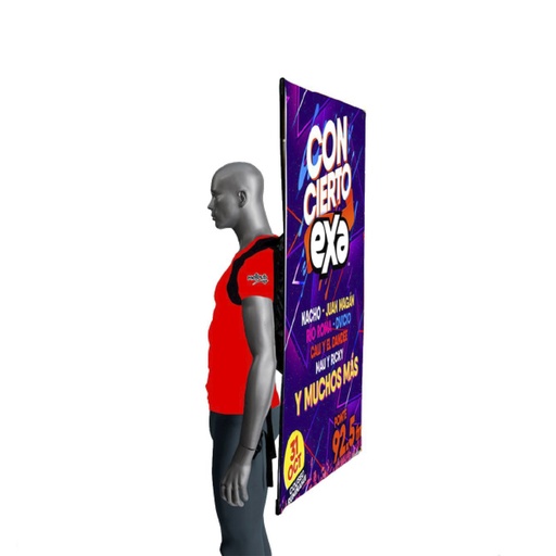 [6-264] BANNER MOCHILA CON OJALES Y ESTRUCTURA