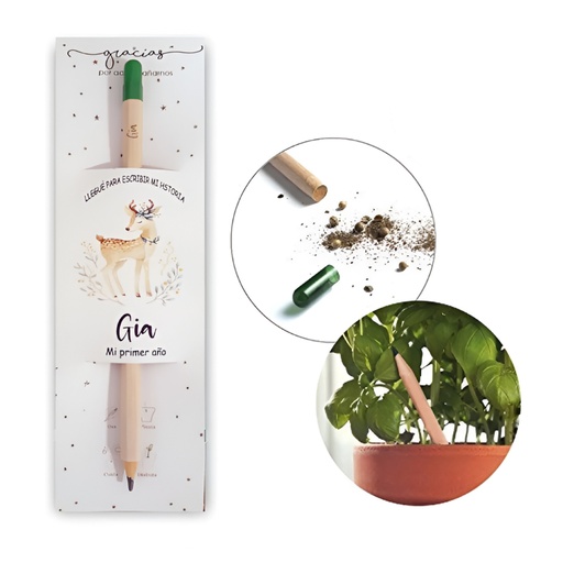 [LPLANT] LÁPIZ PLANTABLE CON SEMILLA DE TOMATE